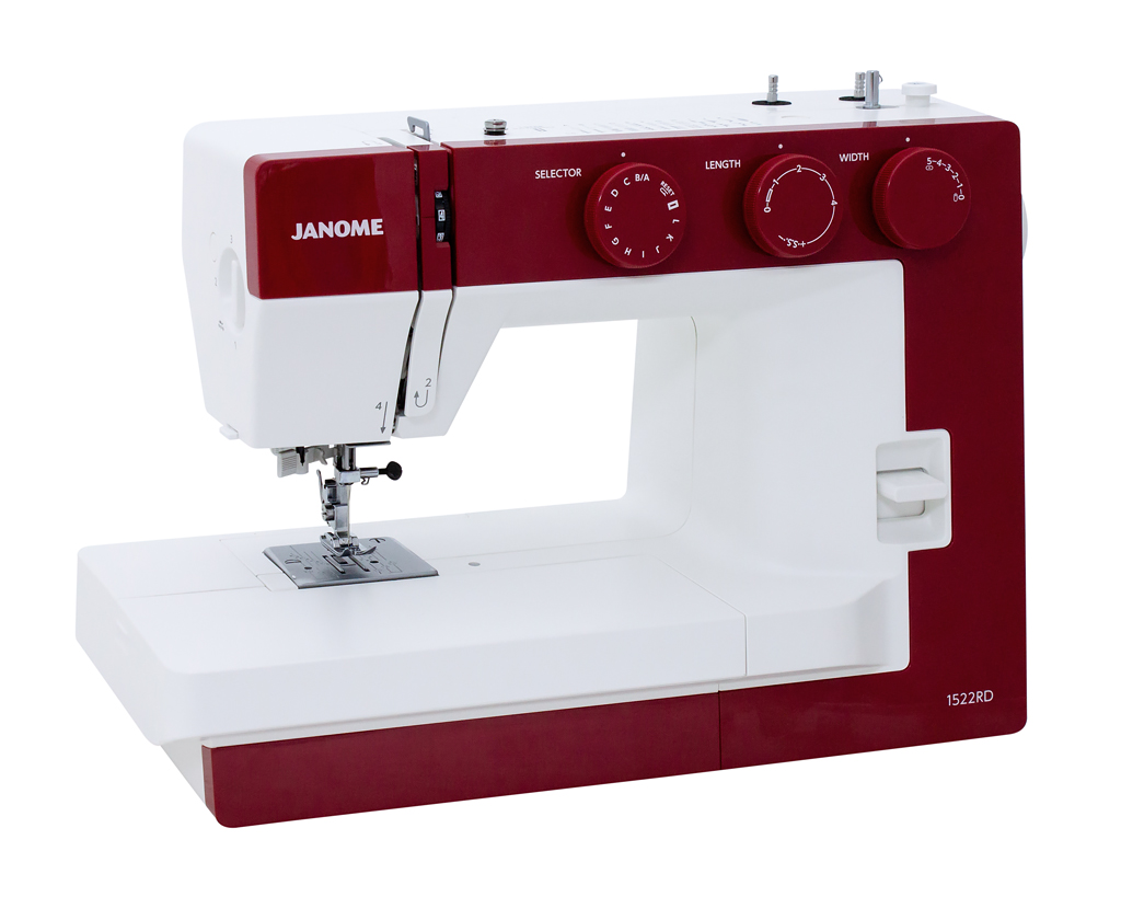 Швейная машина Janome 1522RD (Red) — купить в интернет-магазине Швейбург‏